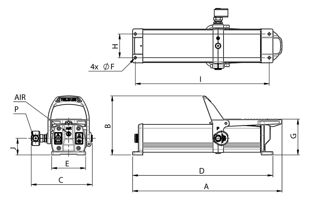 dimensional-drawing-air-driven-pumps-ahp-1000