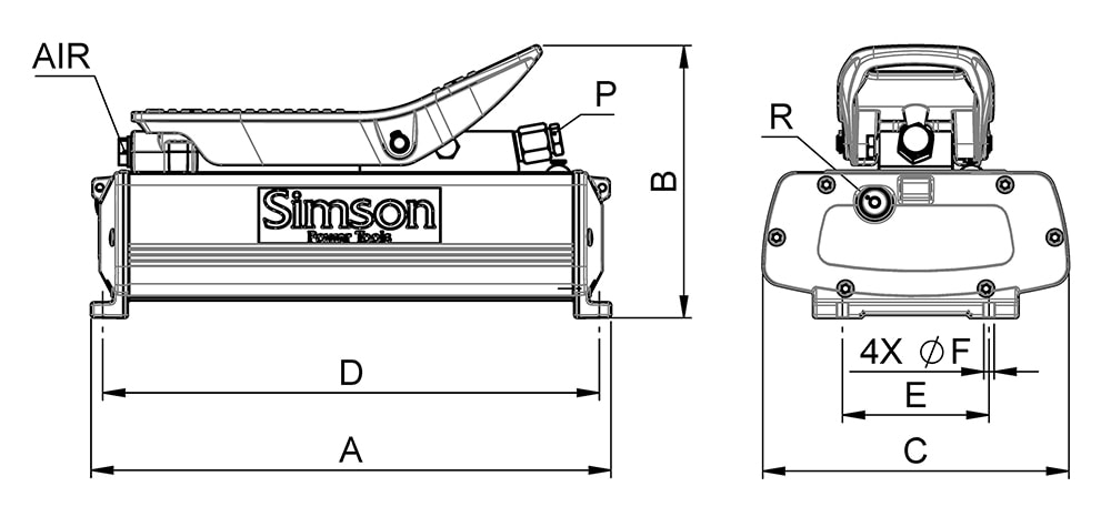 dimensional-drawing-air-driven-pumps-ahp-2500